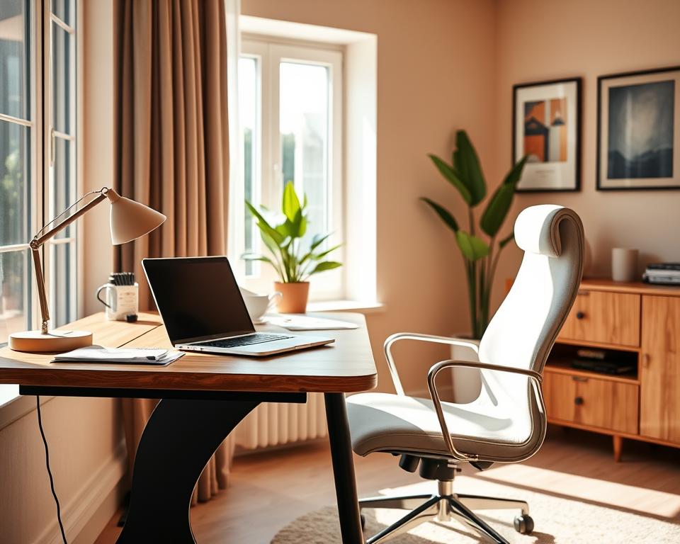 Desk placement guide