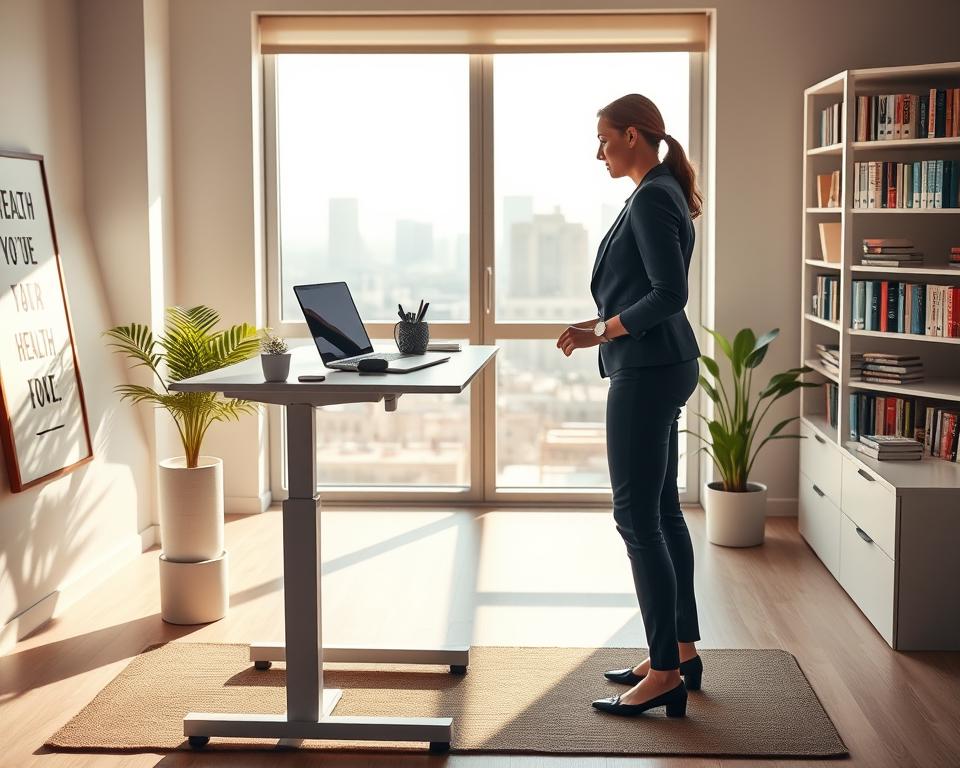 Standing desk benefits