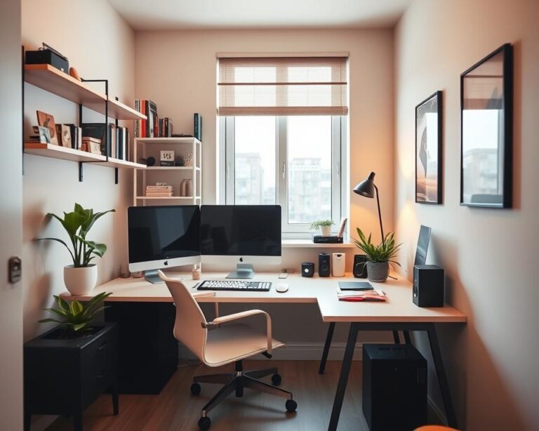 Studio apartment office
