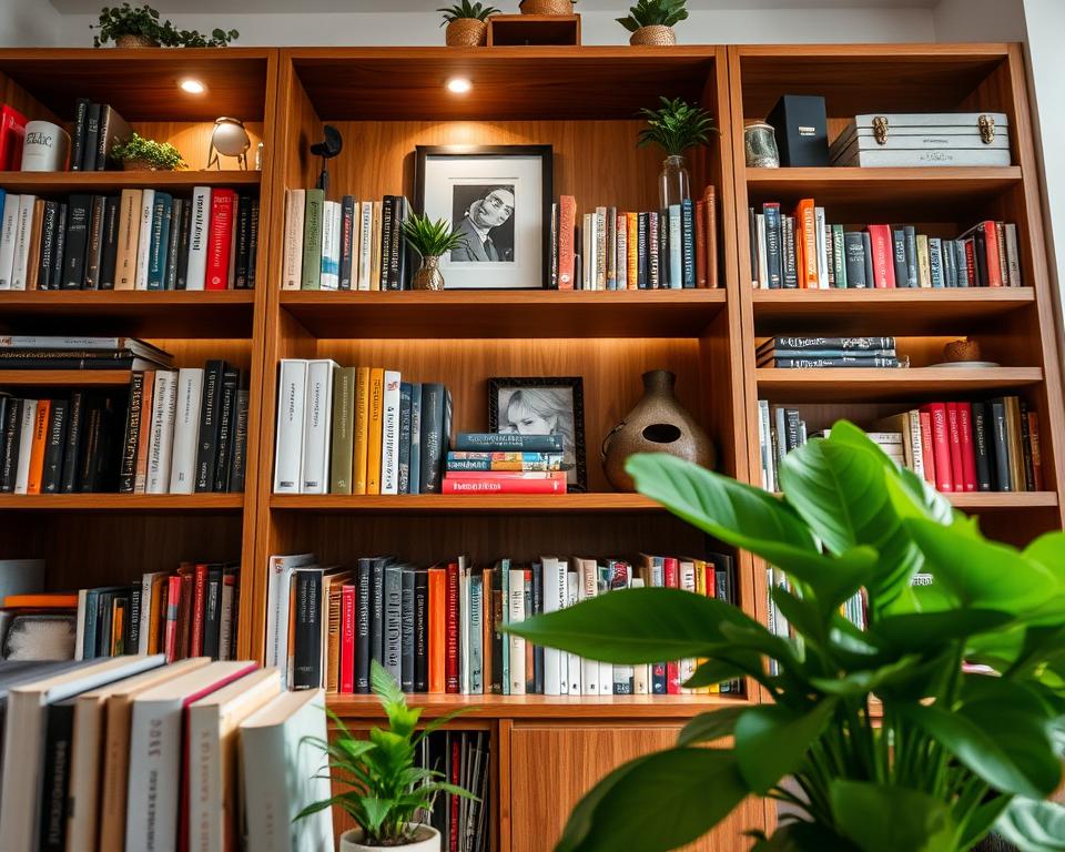 Bookshelf organization